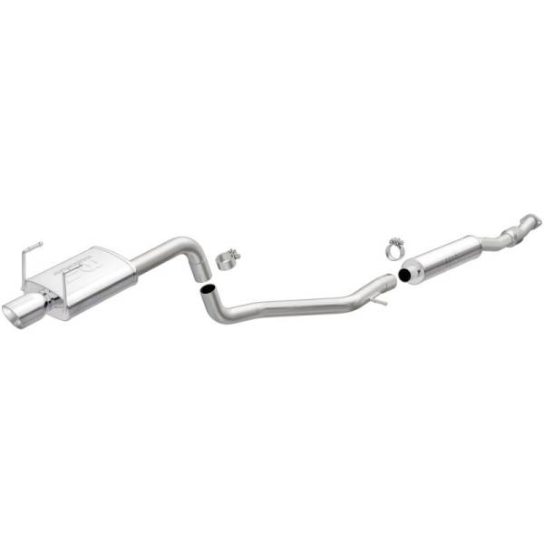 Magnaflow - MagnaFlow 12 Fiat 500 L4 1.4L Single Straight D/S Rear Exit SS Catback Perf Exhaust - 15088