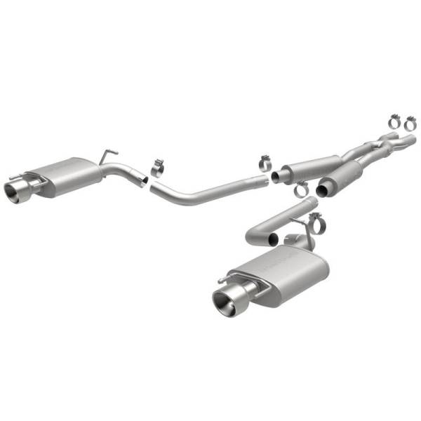 Magnaflow - MagnaFlow 10-12 Cadillac CTS V6 3.0L (Exc AWD) Dual Split Rear Exit Stainless Cat Back Perf Exhaust - 15136