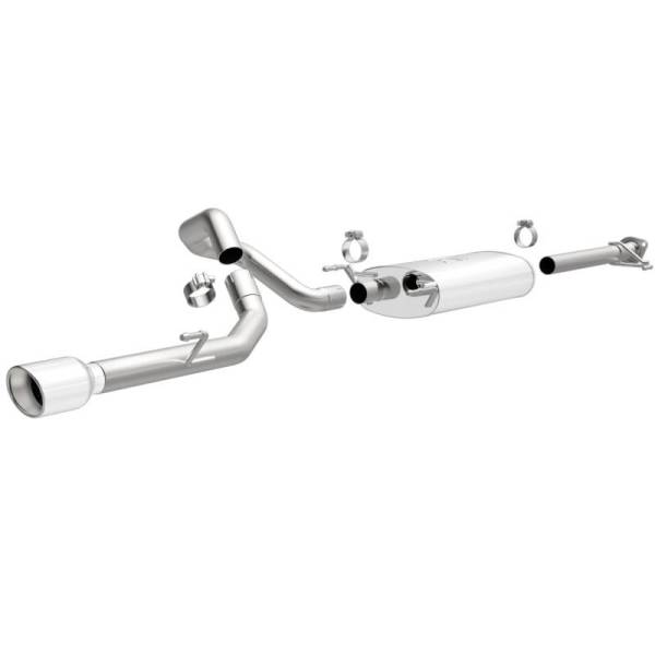 Magnaflow - MagnaFlow 12-14 Toyota 4Runner V6 4.0L Single Straight P/S Rear Exit SS Cat Back Performance Exhaust - 15145