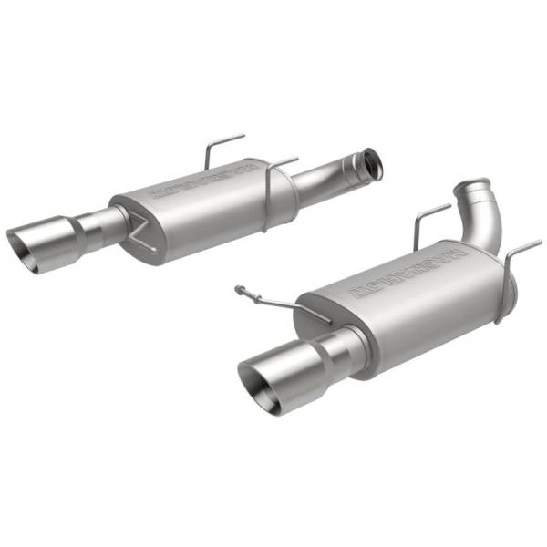 Magnaflow - MagnaFlow 13 Ford Mustang V8 5.0L Dual Split Rear Exit Stainless Cat Back Performance Exhaust - 15151