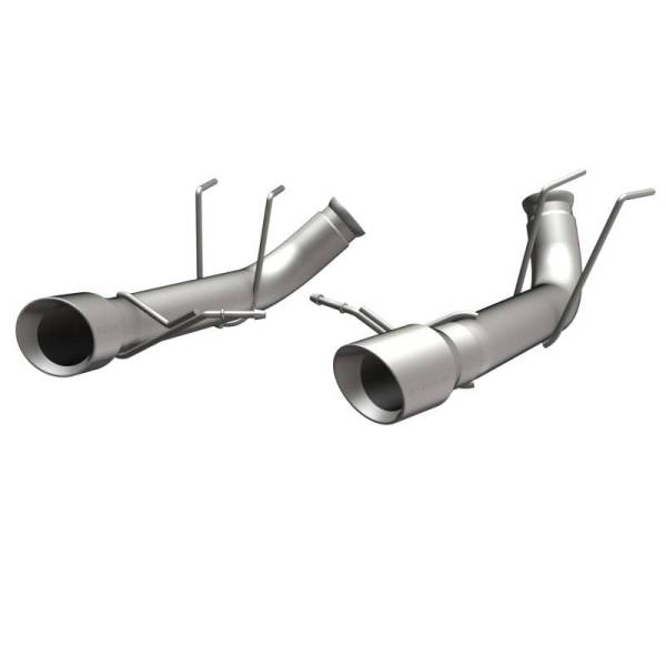 Magnaflow - MagnaFlow 13 Ford Mustang Dual Split Rear Exit Stainless Axle-Back Cat Back Exhaust (Competition) - 15152