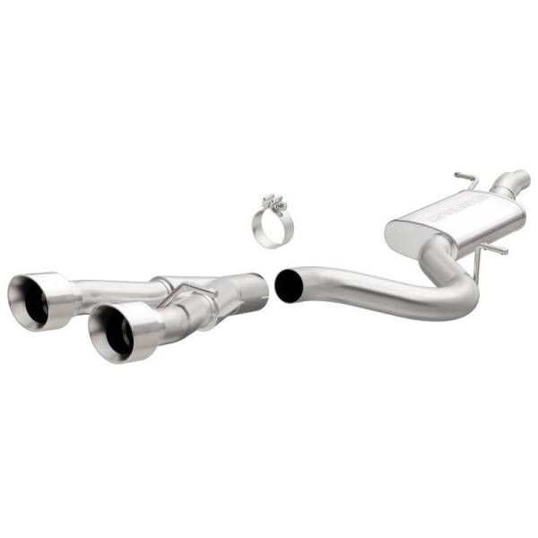 Magnaflow - MagnaFlow 12-13 VW Golf L4 2.0L Turbocharged Dual Center Rear Exit Stainless Cat Back Perf Exhaust - 15156