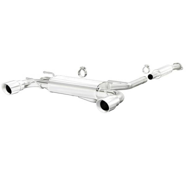 Magnaflow - MagnaFlow 13 Scion FR-S / 13 Subaru BRZ Dual Split Rear Exit Stainless Cat Back Performance Exhaust - 15157