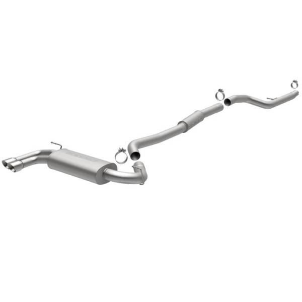 Magnaflow - MagnaFlow 12 BMW 328i 2.0L N20b20 Dual Straight D/S Rear Exit Stainless Cat Back Performance Exhaust - 15161