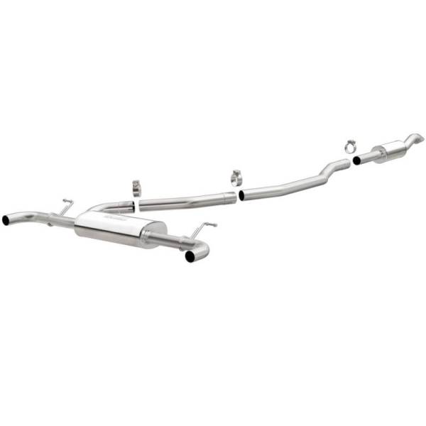 Magnaflow - MagnaFlow 13-15 Lincoln MKZ L4 2.0L Turbo Stainless Cat Back Performance Exhaust Dual Split Rear - 15230