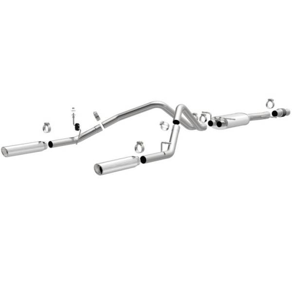 Magnaflow - Magnaflow 14 Chev Silverado V8 5.3L SC Cab Dual Split Rear Exit SS Cat Back Perf Exhaust - 15278