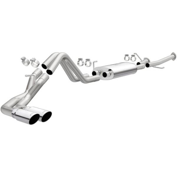 Magnaflow - MagnaFlow 14 Toyota Tundra V8 4.6L/5.7L Stainless C/b Exhaust Dual same side pass. rear tire - 15306