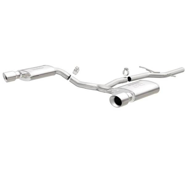 Magnaflow - Magnaflow 2015 Audi Allroad 2.0L Touring Dual Spilt Rear Exit 2.5in 4in Tip SS C/B Perf Exhaust - 15369