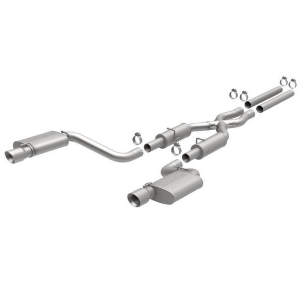 Magnaflow - MagnaFlow 11-12 Dodge Charger SRT-8 Hemi Dual Split Rear Exit Stainless Cat-Back Performance Exhaust - 15494