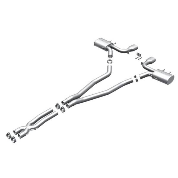 Magnaflow - MagnaFlow 11-13 Cadillac CTS Coupe Only V8 6.2L Dual Ctr Rear Exit SS Cat-Back Performance Exhaust - 15496