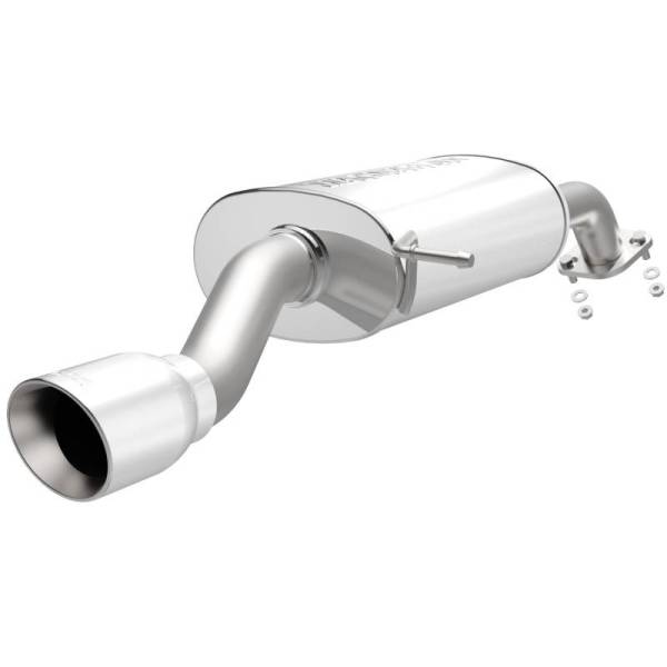 Magnaflow - MagnaFlow 11-13 Mazda 2 1.5L Single Rear Exit Stainless Catback Performance Exhaust - 15555