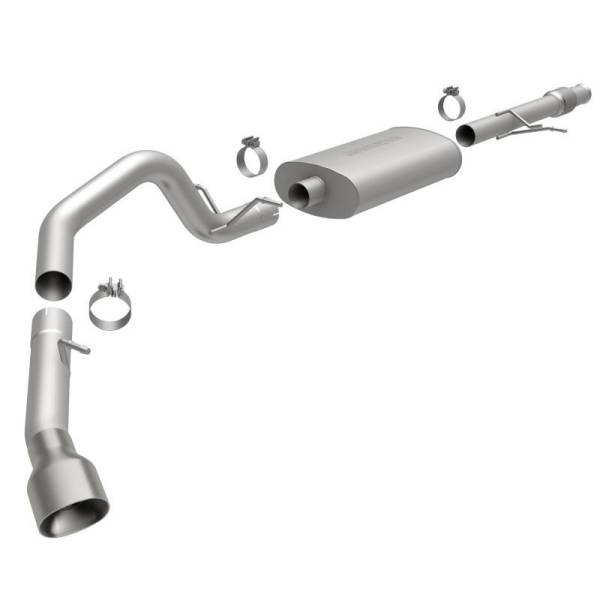 Magnaflow - MagnaFlow 10-12 Chevy Avalanche 1500 5.3L V8 Single P/S Rear Exit Stainless CatBack Perf Exhaust - 15561