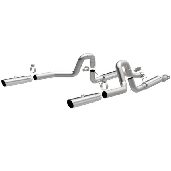 Magnaflow - MagnaFlow 99-04 Mustang Mach 1 V8 4.6L Dual Split Rear Exit Stainless Cat-Back Performance Exhaust - 16394