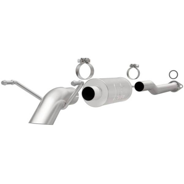 Magnaflow - MagnaFlow 13-14 Toyota Tacoma V6 4.0L Turn Down in Front of Rear Tire SS Catback Perf Exhaust - 17147