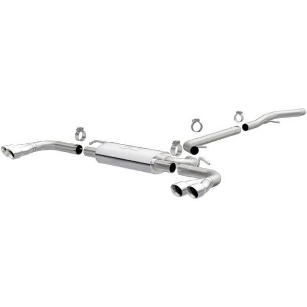 Magnaflow - MagnaFlow 15-17 GMC Terrain V6 3.6L 409SS Cat-Back Exhaust Quad Split Rear with 3in Polished Tips - 19114