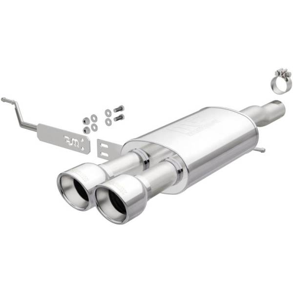 Magnaflow - MagnaFlow 14-17 Mini Cooper L4 2.0L (Hatch Excl. 4-Door) 2.5in Pipe Dual-Tip Axle-Back Exhaust - 19134