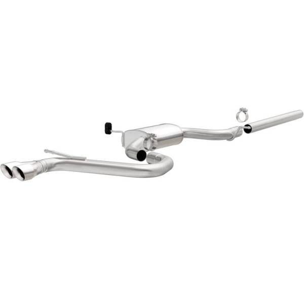 Magnaflow - MagnaFlow Sys C/B 2015 Volkswagen Golf 1.8L 2.5in SS Dual Driver Side Exit Polished 3 Tip - 19163