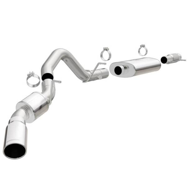 Magnaflow - MagnaFlow MF Series SS Cat-Back Exhaust Single Passenger Side Rear Exit 2015 Cadillac Escalade - 19177