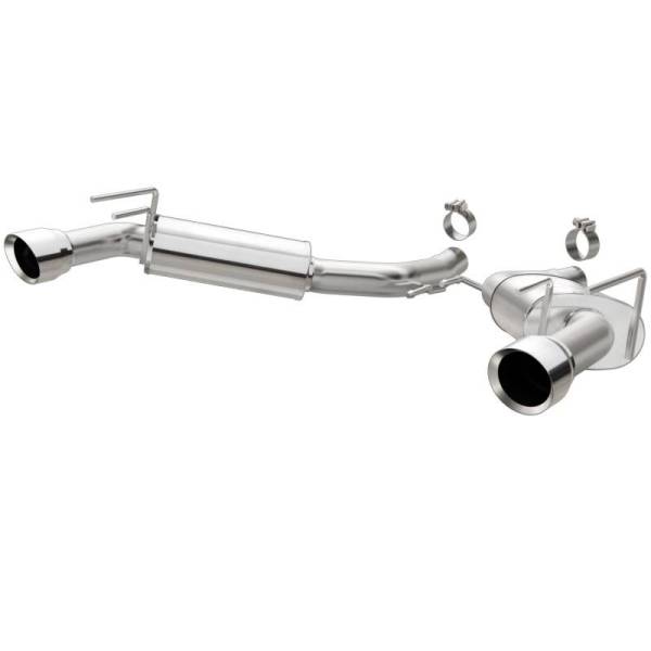 Magnaflow - MagnaFlow Street Series Axle Back 14-15 Chevy Camaro 6.2L V8 SS Polished Dual Split Rear Exit - 19185