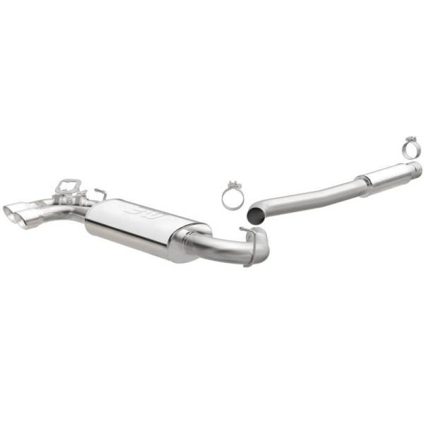 Magnaflow - MagnaFlow CB SS 2.5/3in Dual Straight DS Rear Ext 3in Tip 12-15 BMW 328i /428i 2.0L Coupe Sedan - 19195