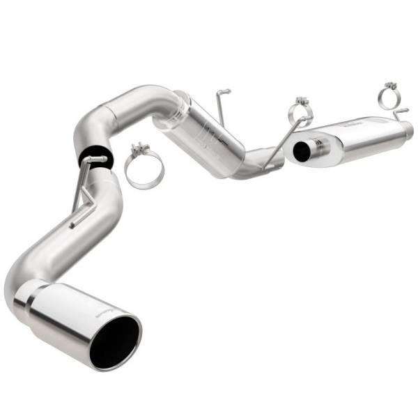 Magnaflow - MagnaFlow Cat-Back, SS, 4in, Single Pass Side Rear Exit 5in Tip 14-15 Ram 2500 6.4L V8 CC LB/MC SB - 19200