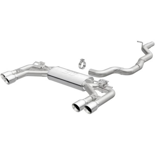 Magnaflow - MagnaFlow 2015 Audi S3 2.0L L4 Sport SS 3in Cat-Back Quad Split Rear 4in Tips - 19233