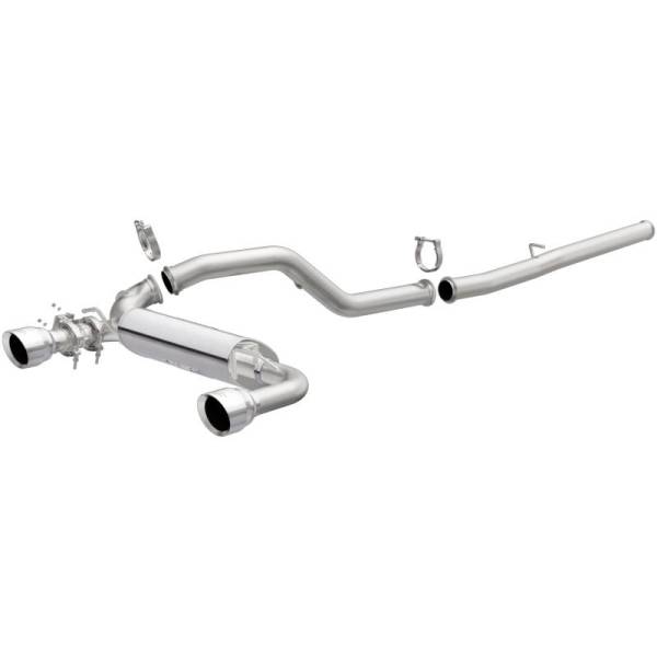 Magnaflow - MagnaFlow Cat-Back 2016 Ford Focus RS 3in SS Dual Outlet 4.5in Polished Tips - 19281