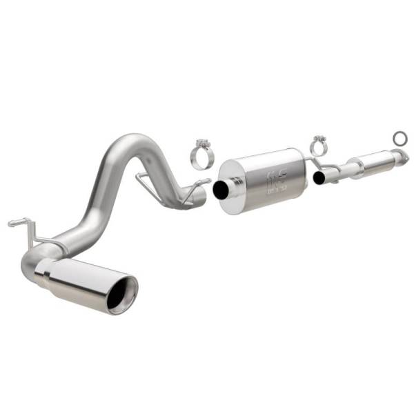 Magnaflow - MagnaFlow Cat-Back 2016 Toyota Tacoma TRD 3.5L V6 SS 3in Single Pass Side Exit Rear 4in Tip - 19293