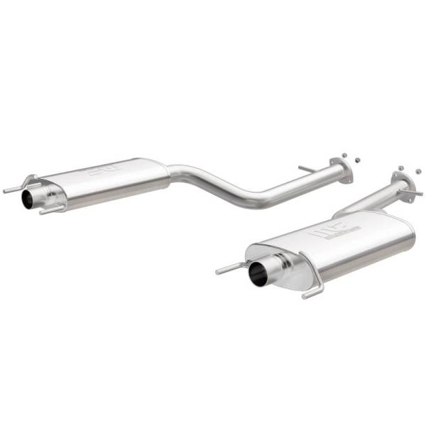 Magnaflow - MagnaFlow 12-16 Lexus LS460 4.6L V8 Stainless Steel Axle Back (Uses Factory Tips) - 19296