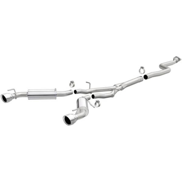 Magnaflow - MagnaFlow 16-17 Chevy Camaro L4 2.0L Cat-Back Street Series 3in SS Dual Split Rear Exit - 19309