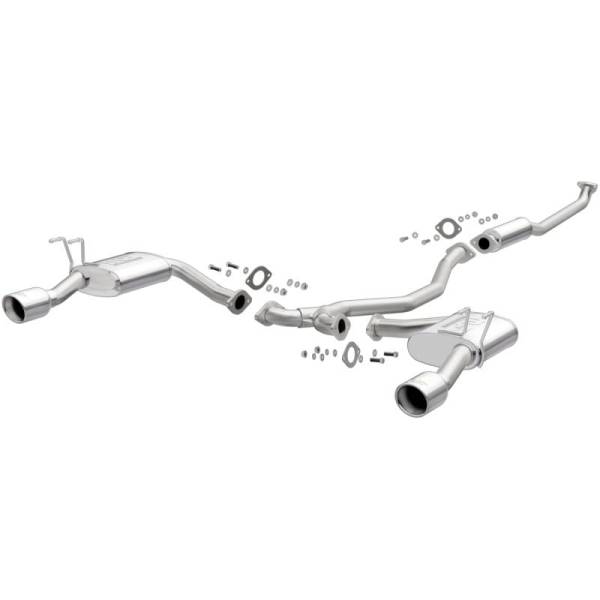 Magnaflow - MagnaFlow Cat-Back 2016 Honda Civic (Sedan Only) 1.5L L4 Turbo 2.25in SS Dual Outlet - 19312