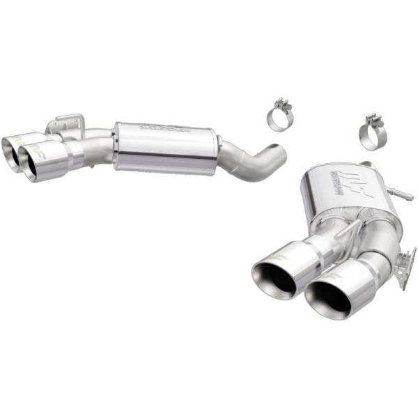 Magnaflow - MagnaFlow 2016 Chevy Camaro 6.2L V8 Competition Axle Back w/ Quad Polished Tips - 19336