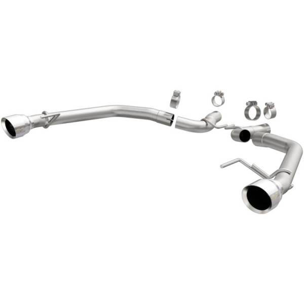 Magnaflow - MagnaFlow 2015-2017 Ford Mustang V6 3.7L Race Series Axle Back w/ Dual Polished Tips - 19345