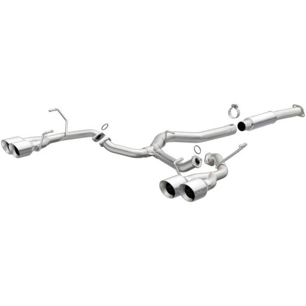 Magnaflow - MagnaFlow SYS Cat-Back 15-17 Subaru WRX Sti 2.5L Polished 3in Tips - 19361