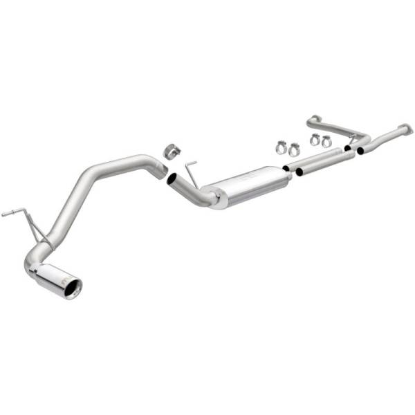 Magnaflow - MagnaFlow 16-17 Nissan Titan V8-5.6LGAS 409 SS Polished 3in. MF Series Cat-Back Exhaust - 19366