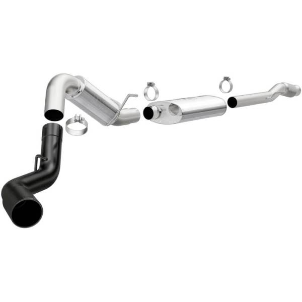 Magnaflow - MagnaFlow 14+ Chevrolet Silverado 1500 Gas 409 SS Black 4in Tip Passenger Side Exit Catback Exhaust - 19374