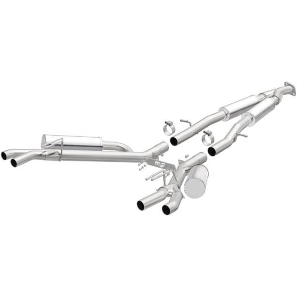 Magnaflow - MagnaFlow Cat-Back Competition Exhaust 18-19 Kia Stinger L4-2.0LGAS Quad 2.5in Stainless Tips - 19405