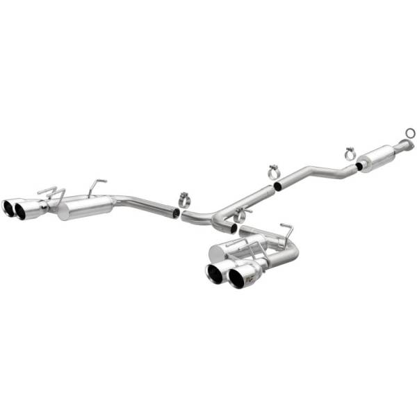 Magnaflow - MagnaFlow 18-19 Toyota Camry GSE 3.5L Street Series Cat-Back Exhaust w/Polished Tips - 19411