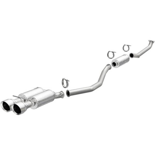 Magnaflow - MagnaFlow CatBack 17-18 Honda Civic L4 1.5LGAS Dual Exit Polished Stainless Exhaust - 19420