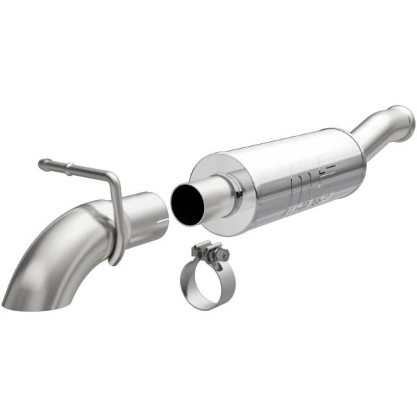 Magnaflow - MagnaFlow 18-19 Jeep Wrangler 3.6L 2.5in Turndown Exit Stainless Steel Cat-Back Exhaust - 19431