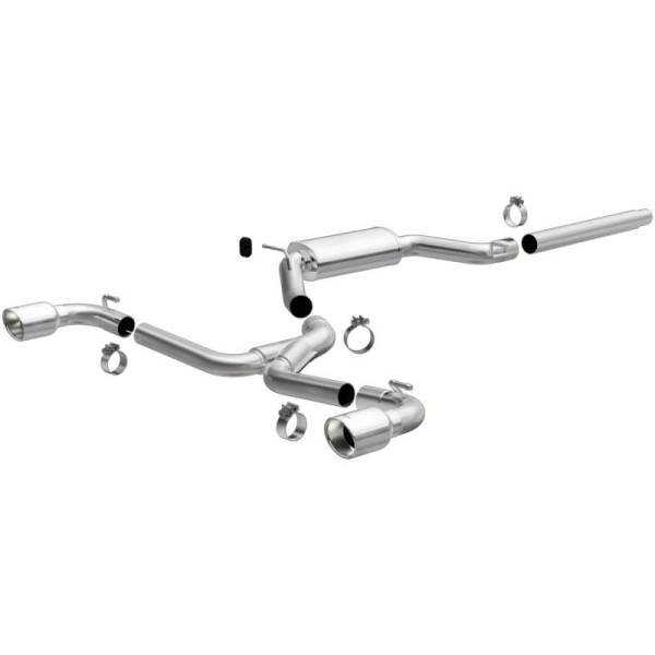 Magnaflow - MagnaFlow 18-19 VW GTI 2.0L 409 SS Polished 3in Touring Series Cat-Back Exhaust - 19435