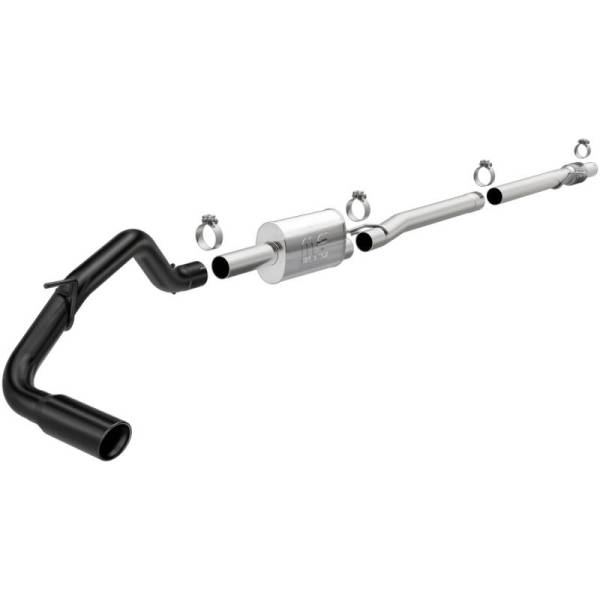 Magnaflow - MagnaFlow 2019 Ford Ranger 2.3L Black Coated Stainless Steel Cat-Back Exhaust - 19452