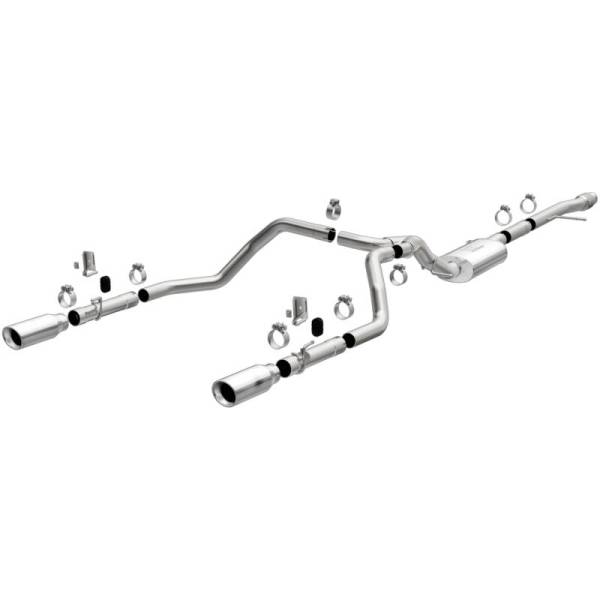 Magnaflow - MagnaFlow 2019 Chevy Silverado 1500 V8 5.3L/V6 4.3 Street Series Dual Exit Exhaust w/ Polished Tips - 19471