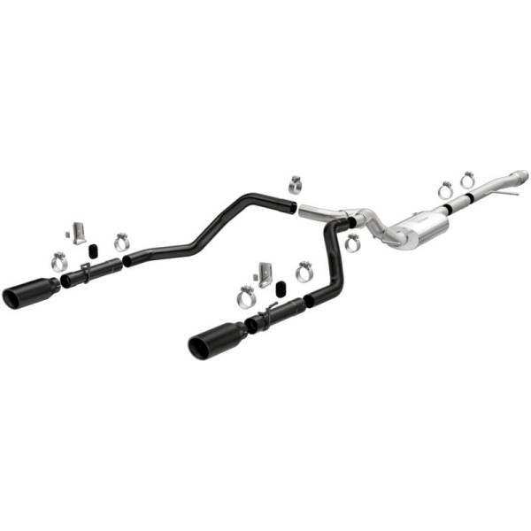 Magnaflow - MagnaFlow 2019 Chevy Silverado 1500 V8 5.3L/V6 4.3L Street Series Dual Exit Exhaust w/ Black Tips - 19472