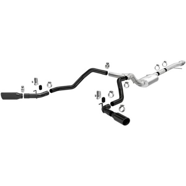 Magnaflow - MagnaFlow 2019 Chevy Silverado 1500 V8 5.3L Street Series Dual Split Exit Exhaust w/ Black Tips - 19474