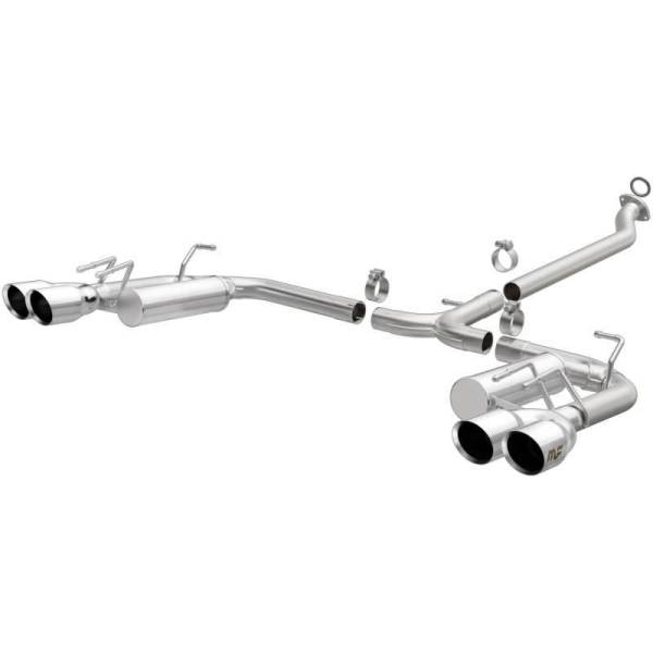 Magnaflow - MagnaFlow 18-19 Toyota Camry XSE 2.5L (FWD) Street Series Cat-Back Exhaust w/4in Polished Quad Tips - 19494