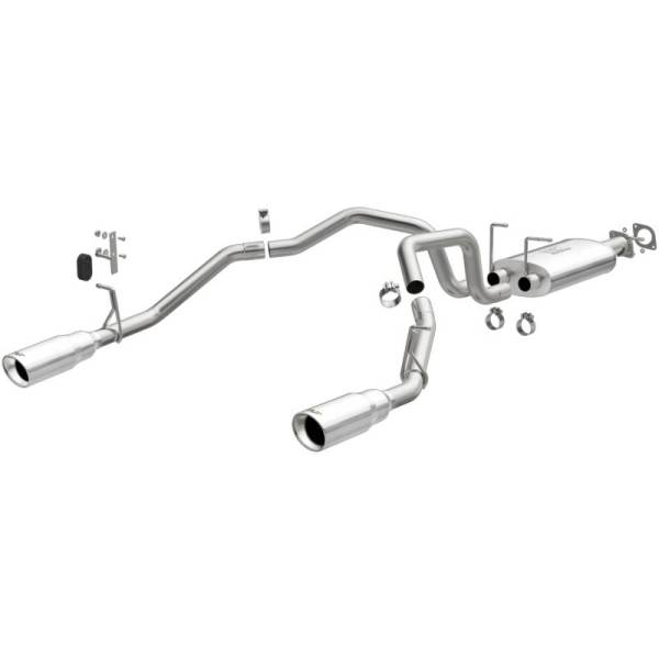 Magnaflow - MagnaFlow 2019 Ram 1500 Street Series Cat-Back Exhaust Dual Rear Exit w/Polished Tips - 19498