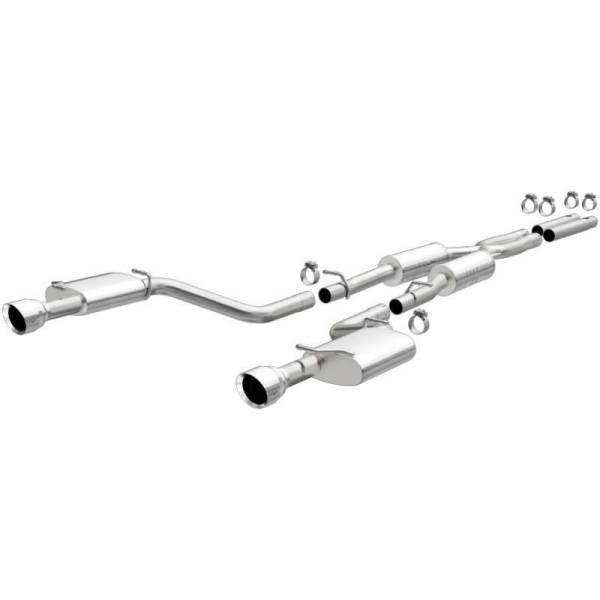 Magnaflow - MagnaFlow 19-20 Dodge Charger GT 3.6L V6 Dual Exit Polished Tip Street Series Cat-Back Exhaust - 19522