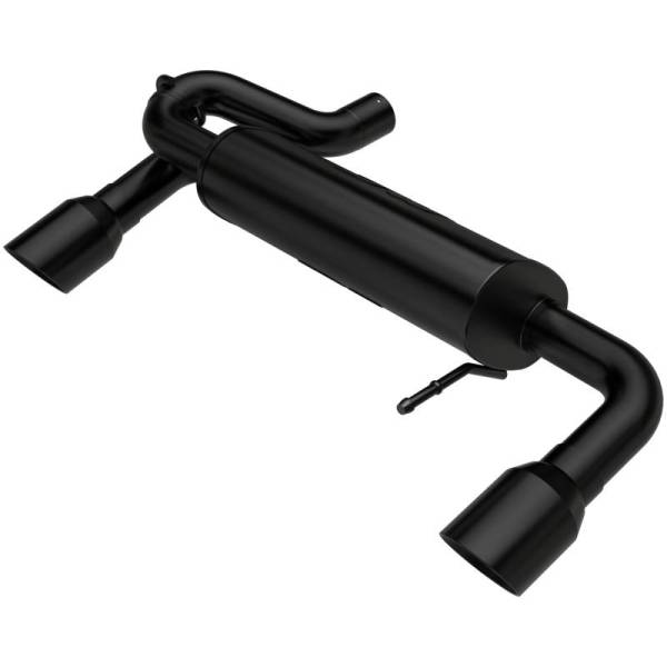 Magnaflow - MagnaFlow 2021 Ford Bronco 2.3L I-4 Axle-Back Exhaust w/ Dual Split Rear Style Exit- Black Tips - 19555