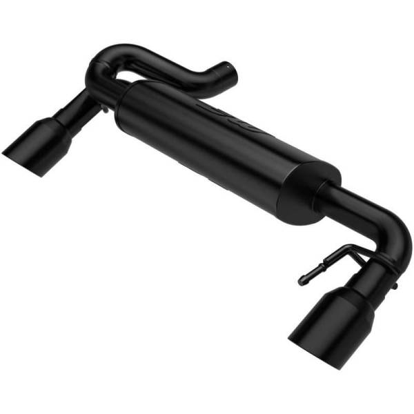 Magnaflow - MagnaFlow 2021 Ford Bronco Street Series Axle-Back Exhaust w/ Dual Split Rear Style Exit- Black Tips - 19558